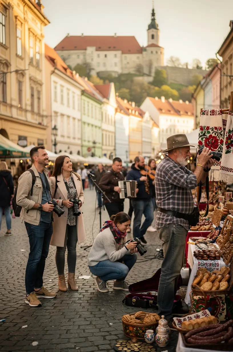 Pokojné jazero Štrbské pleso so zrkadlovým odrazom okolitých hôr a oblohy.